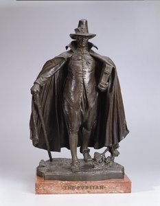 Puritan, valettu 1899 (pronssi italialaisella marmoripohjalla)