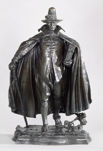Puritan, 1899 (tummanruskeanmusta patinoitu pronssi)