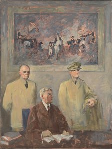 Korkea komento - vasen paneeli, 1947-1949. tekijältä Augustus Vincent Tack