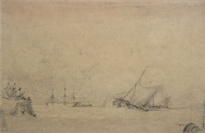 Huonekalut ja erilaiset esineet 1100- ja 1300-luvuilta tekijältä Augustus Wall Callcott