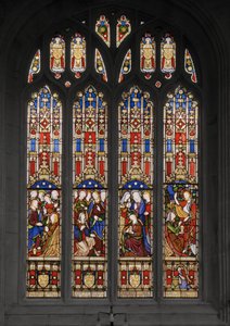 Tapahtumat Pyhän Maria Magdaleenan elämässä, 1848 (lasimaalauksia) tekijältä Augustus Welby Northmore Pugin