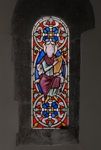 Kuningas Daavid, 1849 (lasimaalauksia) tekijältä Augustus Welby Northmore Pugin