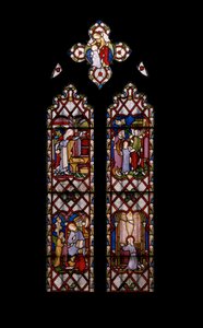 Neitsyt Marian elämä, noin 1854 (lasimaalauksia) tekijältä Augustus Welby Northmore Pugin