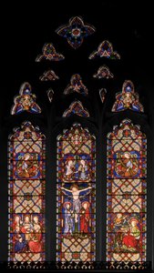 Ristiinnaulitseminen, 1849 (lasimaalauksia) tekijältä Augustus Welby Northmore Pugin