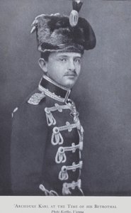 Arkkiherttua Karl, myöhemmin Kaarle I, Itävallan keisari (m/w kuva) tekijältä Austrian Photographer