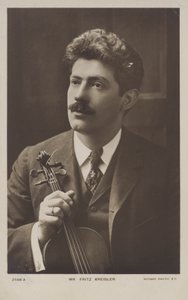Fritz Kreisler, itävaltalainen viulisti ja säveltäjä tekijältä Austrian Photographer
