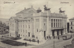 Teatteri, Gablonz an der Neisse, Itävalta tekijältä Austrian Photographer