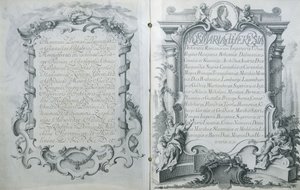 Itävalta ratifioi Itävallan arkkiherttuattaren Marie-Antoinetten avioliittosopimuksen Ranskan Dauphin Louisin kanssa, 23. huhtikuuta 1770 tekijältä Austrian School