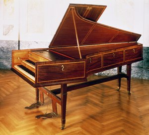 Franz Joseph Haydnille (1732-1809) kuuluva cembalo tekijältä Austrian School