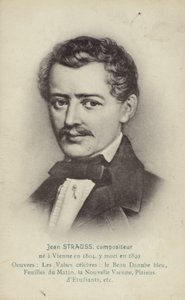Johann Strauss II:n muotokuva tekijältä Austrian School