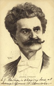 Johann Strauss II:n muotokuva tekijältä Austrian School