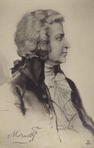 Wolfgang Amadeus Mozartin muotokuva tekijältä Austrian School