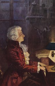 Wolfgang Amadeus Mozartin muotokuva tekijältä Austrian School