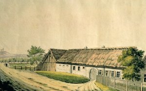 Franz Joseph Haydnin (1732-1809) syntymäpaikka Rohraussa, Ala-Itävallassa tekijältä Austrian School