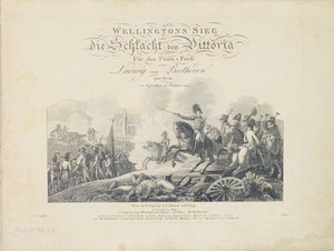 Nimilehti Wellingtons Victorysta, op. 91, julkaisija S.A. Steiner & Comp., Wien tekijältä Austrian School