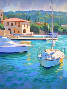 Turquoise Harbor -veneet