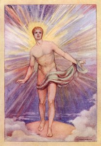 John Keats: Hyperion (väri litho)