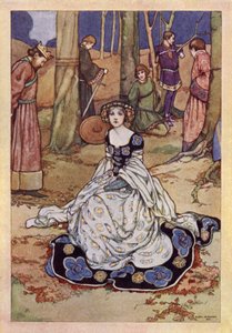 John Keats: Kaunis nainen ilman armoa (värilitho)