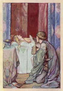John Keats: Pyhän Agnesin aatto (värilitho)