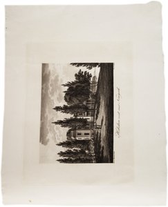 Hoboken vastapäätä New Yorkia, Yhdysvaltojen Atlasista, 1824 (akvatinta)