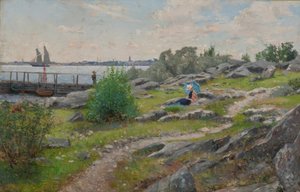 A.Lindman, Rannikolla tekijältä Axel Lindman