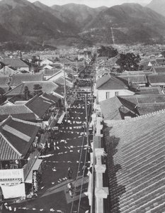Japani: Beppu (s/w-kuva): Kauppakeskus Beppu (s/w-kuva)