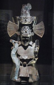 Suitsukepoltin jumalan Tlaloc muodossa, Tlahuac, myöhäinen postklassinen aika, n. 1500 tekijältä Aztec