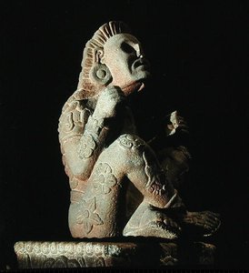 Xochipilli (katso myös 207566), Late Post Classic Period (1300-1521) (kivi)