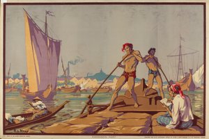 Rangoon Port, sarjasta "Burma: Rikkaiden luonnonvarojen maa" tekijältä Ba Nyan