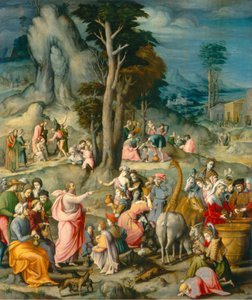 Mannan kokoontuminen, 15401555. tekijältä Bacchiacca