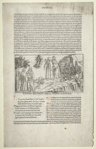 Dante ja Vergilius Beatricen näyn kanssa, n. 1481-1485.
