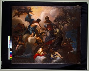 Modello, Sienalaisen Katariinan mystinen avioliitto (maalaus) tekijältä Baldassare Franceschini