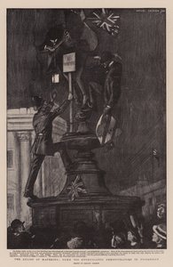 Mafekingin apu, joitakin liian innokkaita mielenosoittajia Piccadillyssä (litografia)