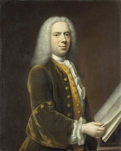 Miehen muotokuva, luultavasti Cornelis Troost (1696-1750) tekijältä Balthasar Denner