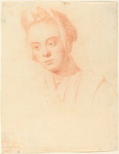 Taiteilijan vaimo Esther tekijältä Balthasar Denner