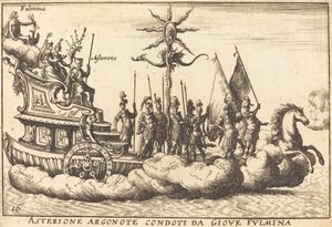 Argonote Asterion, jota johtaa Jupiter Fulminates