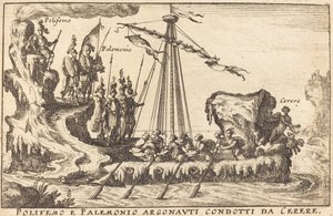 Polyphemus ja Palemonio Argonauti johti Ceres
