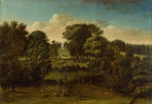 Studley Royal, Yorkshire (öljy kankaalle)