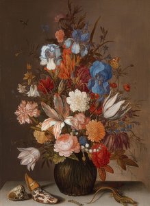 Asetelma kukkien kanssa. Noin 1625-30