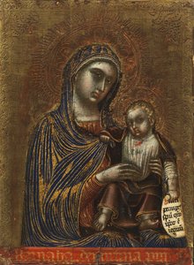 Neitsyt ja lapsi, n. 1365-1370 tekijältä Barnaba da Modena