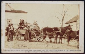 Lähtö vanhalta Homesteadilta, Centreville, Virginia, 1862, Bradys Album Gallerysta, nro 306 (bw kuva) tekijältä Barnard and Gibson