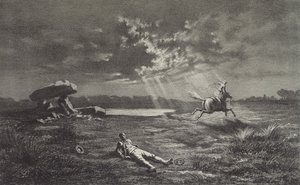 The Follet dEpnell, George Sandin (1804-76) kuvitus Legendes Rustiquesille 1858 tekijältä Maurice Sand