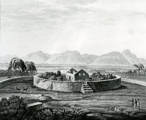 Perulainen Canarin muistomerkki tekijältä Baron Friedrich Alexander von Humboldt