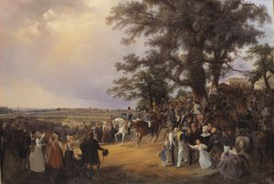 Katsaus Ladugardsgarde Fieldsissä tsaari Nikolauksen vierailun aikana vuonna 1838 tekijältä Baron Karl Stefan Bennet