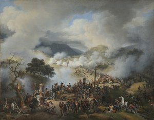 French: Bataille du col de Somo Sierra en Castille, le 30 novembre 1808 Somo Sierran taistelu, 30. marraskuuta 1808.