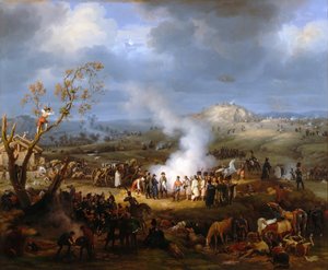 Napoleons bivouac Austerlitzin aattona, 1. joulukuuta 1805
