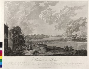 Lodin taistelu 1796 (kuparikaiverrus)