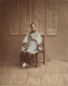 Tyttö Shanghaista 1870-luvulta. tekijältä Baron Raimund von Stillfried