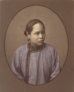 Tyttö Shanghaista 1870-luvulta. tekijältä Baron Raimund von Stillfried