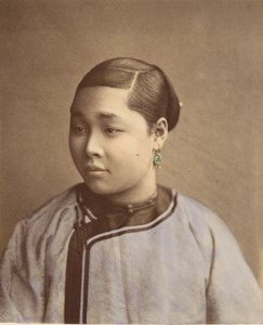 Tyttö Shanghaista 1870-luvulta. tekijältä Baron Raimund von Stillfried